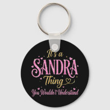 Es ist eine Sandra-Sache Rosa Gold Frauen Geschenk