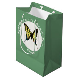 Es ist eine Scarce Frack Butterfly Geburtstagspart Mittlere Geschenktüte