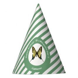 Es ist eine Scarce Frack Butterfly Geburtstagspart Partyhütchen