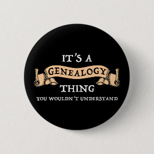 Es ist eine Schaltfläche für Genealogie Button