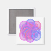 Es ist eine schöne geometrische Figur. Magnet (Vorderseite/Rückseite)