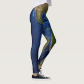 Es ist eine schöne Welt - Westernhemisphäre Leggings (Rechts)