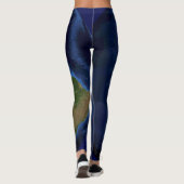 Es ist eine schöne Welt - Westernhemisphäre Leggings (Rückseite)