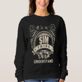 Es ist eine SIM-Sache Sweatshirt (Vorderseite)