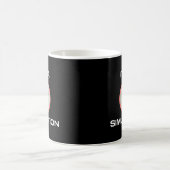 Es ist eine Simulation - Gleason Flat Earth Map Kaffeetasse (Mittel)