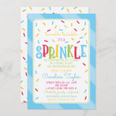 Es ist eine Sprinkle Baby Shower Einladungskarte b Einladung (Vorne/Hinten)