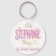 Es ist eine Stephanie-Sache Pink Gold Frauen Gesch