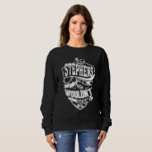 Es ist eine Stephens-Sache Sweatshirt (Vorne ganz)