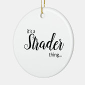 Es ist eine Strader-Sache.... Keramik Keramik Ornament (Links)