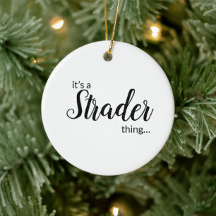 Es ist eine Strader-Sache.... Keramik Ornament