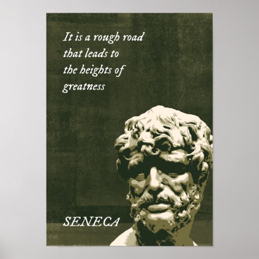 Es ist eine Straße, die zu den Höhen von Poster (Vorne)