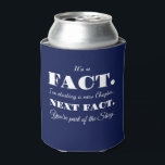 Es ist eine Tatsache | Trauzeuge Funny Vorschlag N Dosenkühler<br><div class="desc">Stolz hergestellt in den USA Can Cooler: Koozie nicht behaltend Ihre Bierdose kalt? Wird dein Bier warm aber deine Hände Kalt? Dann löse dein Problem mit einem Dosenkühler von Zazzle. Diese Bierhülle ist nicht nur auf Vorder-, Rücken- und Untersohle vollständig anpassbar, sie besteht auch aus speziellem hochdichtem Material für extra...</div>