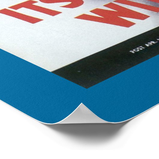 Es ist eine Tradition mit uns, Mister! Poster (Ecke)