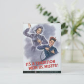 Es ist eine Tradition mit uns, Mister! Postkarte (Stehend Vorderseite)