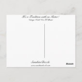 Es ist eine Tradition mit uns, Mister! Postkarte (Rückseite)