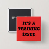Es ist eine Trainings-Frage Button (Vorne & Hinten)