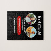 Es ist eine Übereinstimmung | Foto Save the Date P Puzzle (Horizontal)