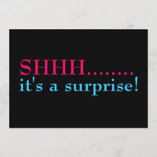 Es ist eine überraschende Geburtstagsparty! DREISS Einladung