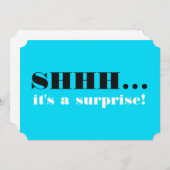 Es ist eine überraschende Geburtstagsparty Einladung (Vorne/Hinten)