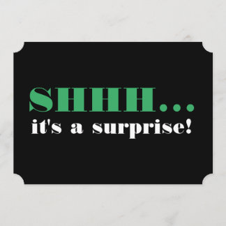 Es ist eine überraschende Geburtstagsparty über de Einladung