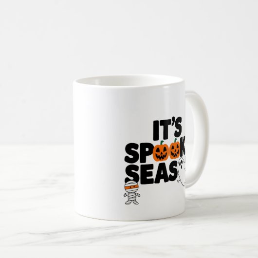 Es ist eine unheimliche Jahreszeit niedliches Desi Kaffeetasse (VorderseiteRechts)