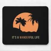 Es ist eine Wanderbewegung Mousepad (Vorne)