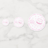 Es ist eine weibliche Genderoffenbarung Konfetti (Vorderseiten)