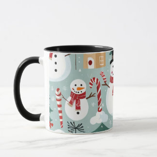 Es ist eine Weihnachtszeit-Tasse. Tasse
