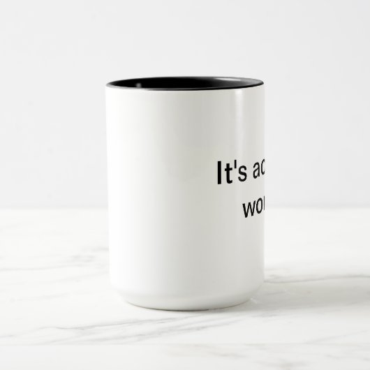 Es ist eine Welt der Periodenabgrenzung. Tasse (Zentrum)