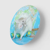 Es ist eine Weltuhr für Rat Runde Wanduhr (Winkel)