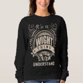 Es ist eine WIGHT-Sache Sweatshirt (Vorderseite)