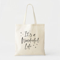 Es ist eine wunderbare Leben-Taschen-Tasche