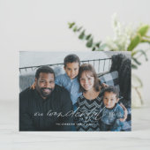 Es ist eine wunderbare Weihnachtskarte für den Leb Einladung (Stehend Vorderseite)