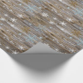 Es ist eine wunderbare Zeit des Jahres Schneeflock Geschenkpapier (Ecke)