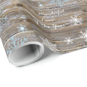 Es ist eine wunderbare Zeit des Jahres Schneeflock Geschenkpapier (Rolleneckpunkt)