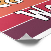 Es ist eine wunderschöne Welt Poster (Ecke)