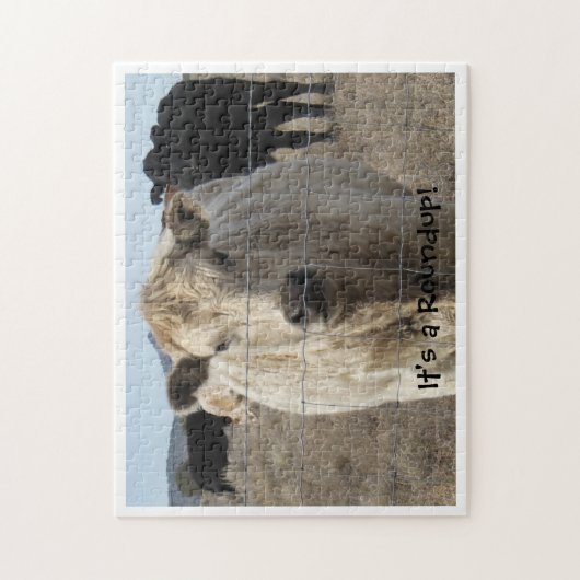 Es ist eine Zusammenfassung! Schwarze u. weiße Puzzle (Vertikal)