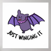 Es ist einfach ein lustiger Bat Pun Poster (Vorne)