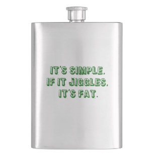 Es ist einfach flachmann