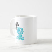 Es ist einfach zu viel kaffeetasse (Vorderseite Links)