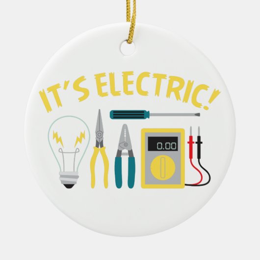 Es ist elektrisch keramik ornament (Vorne)