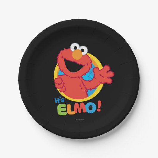 Es ist Elmo Pappteller (Vorderseite)