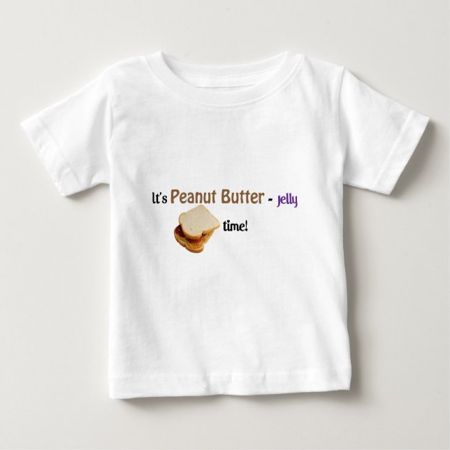 Es ist Erdnuss Butter-Gelee Zeit! Baby T-shirt (Vorderseite)