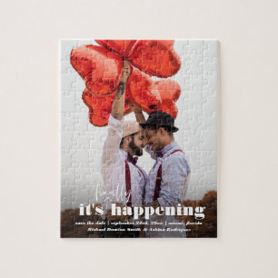 Es ist Ereignis   Fun Foto Save the Date Puzzle