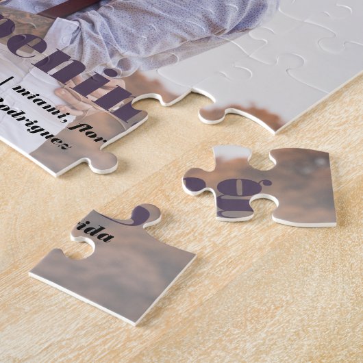 Es ist Ereignis | Fun Foto Save the Date Puzzle (Seite)