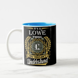 Es ist etwas, das man nicht verstehen konnte zweifarbige tasse