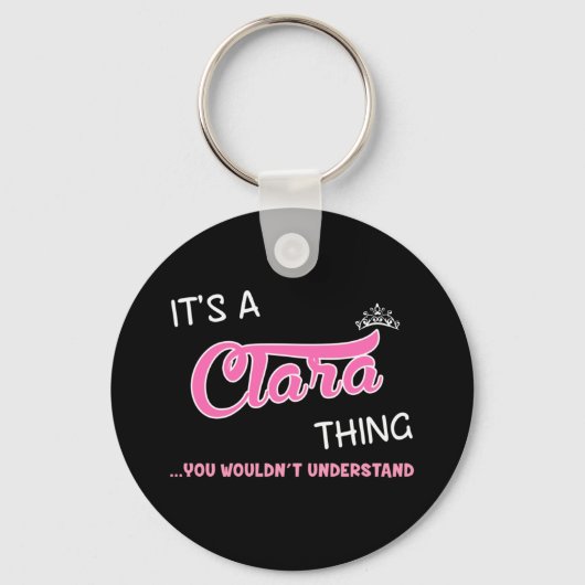 Es ist etwas, was man Clara nicht verstehen würde Schlüsselanhänger (Vorderseite)