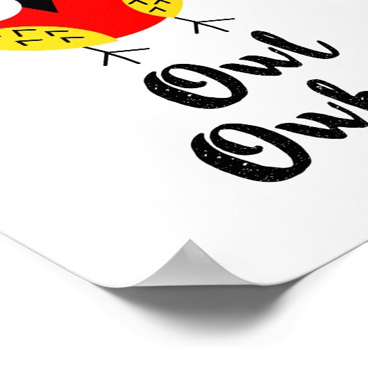 Es ist Eule-Kay Poster (Ecke)