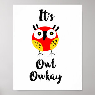 Es ist Eule-Kay Poster