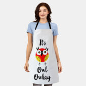 Es ist Eule-Kay Schürze (Getragen)